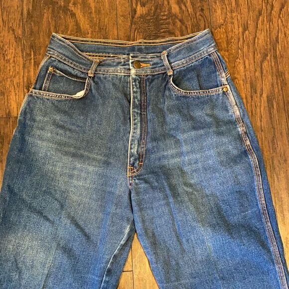 super high waisted “mom jeans”  - Gitano Jeans size 12 VTG converts to size 6 - Picture 2 of 12